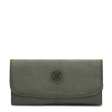 Portfele Kipling Money Land Snap Wallet Zielone | PL 1026SG